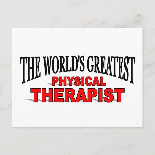 Cartão Postal O maior terapeuta físico do mundo (Frente)