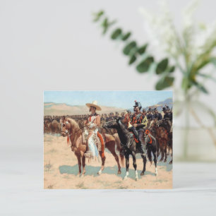 Cartão Postal O Major Mexicano por Frederic Remington (1889)