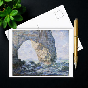 Cartão Postal O Manneporte perto de Étretat, Monet