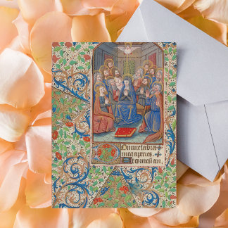 Cartão Postal O Manuscrito Iluminado do Pentecost