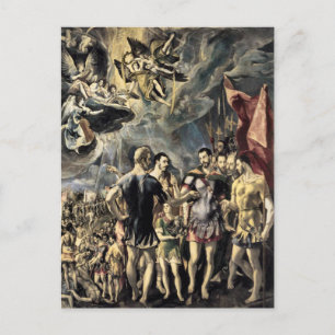 Cartão Postal O Martírio de São Maurício por El Greco