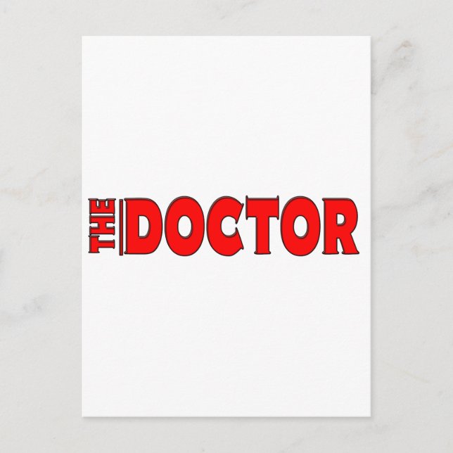CARTÃO POSTAL O MÉDICO, ENTENDEU? (Frente)