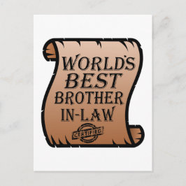 Cartão Postal O melhor certificado cunhado do mundo