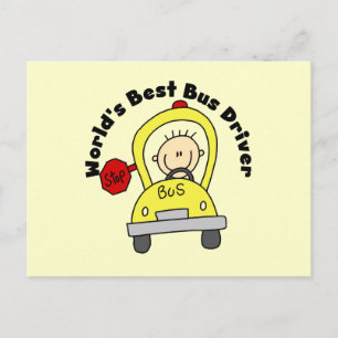 Cartão Postal O melhor driver de barramento do mundo