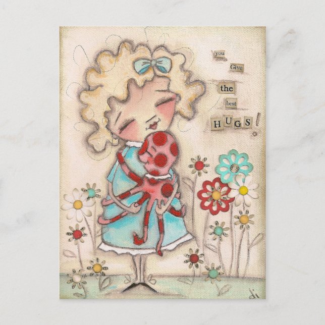 Cartão Postal O Melhor Hugger - Placa de Posto (Frente)