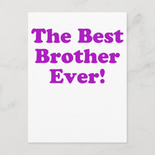 Cartão Postal O Melhor Irmão do Mundo