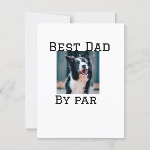 Cartão Postal O melhor pai por par dog pet, é simples.