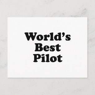 Cartão Postal O melhor piloto do mundo