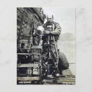 Cartão Postal O Mergulhador