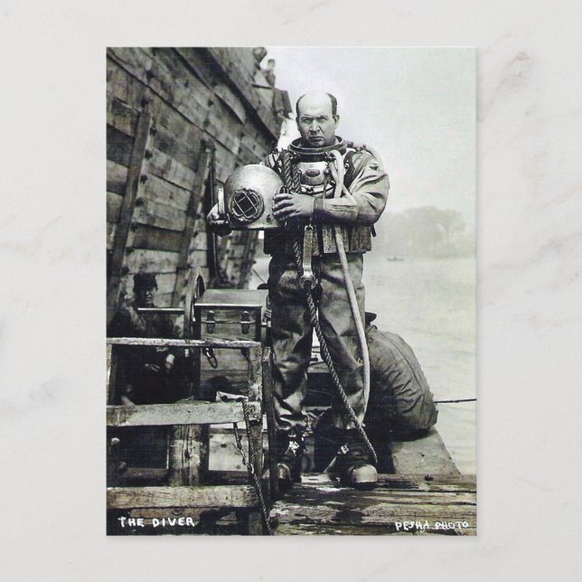 Cartão Postal O Mergulhador (Frente)
