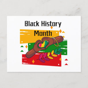 Cartão Postal O Mês da História Negra Celebrando Levanta Juntos