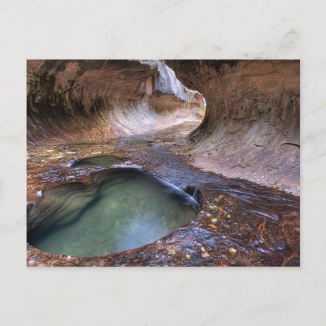 Cartão Postal O metrô ao longo do garfo esquerdo da Virgem 2 (Frente)