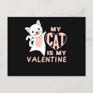 Cartão Postal O Meu Gato É O Meu Gato De Namorados Giro Para Dia