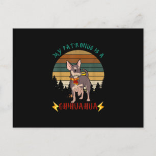 Cartão Postal O Meu Patronus É Um Sobrinho De Cachorro Chihuahu