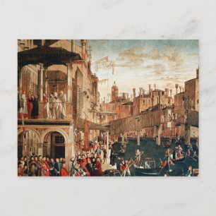 Cartão Postal O Milagre do Relic da Verdadeira Cruz