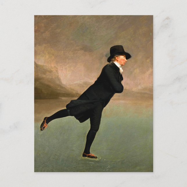 Cartão Postal O Ministro da Patinação, por Henry Raeburn (c 1790 (Frente)