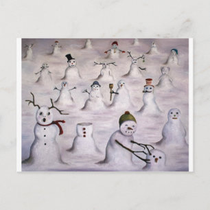 Cartão Postal O Mistério Revelado Em Snowman Hill