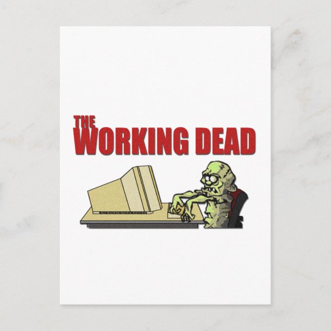 Cartão Postal O Morto de trabalho (Frente)