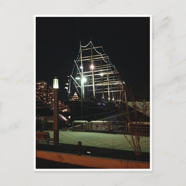 Cartão Postal O Moshulu, em Penn's Landing Philadelphia (Frente)