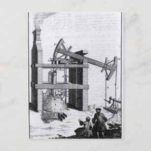 Cartão Postal O motor para elevar a água pelo fogo