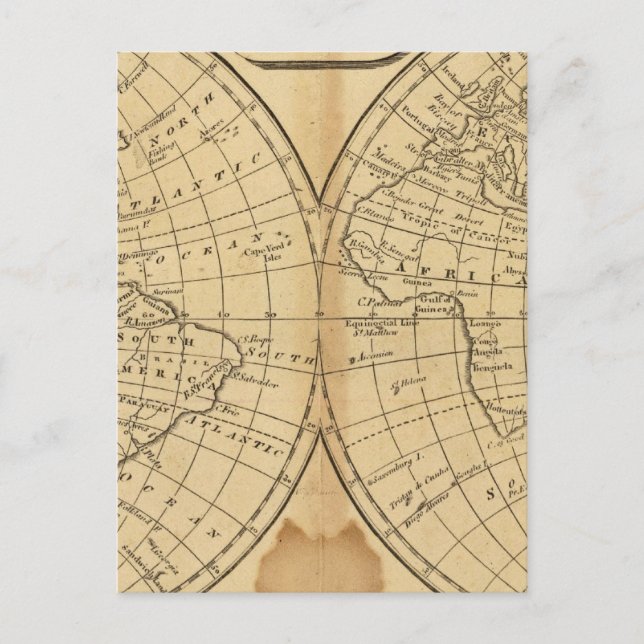 Cartão Postal O mundo (Frente)