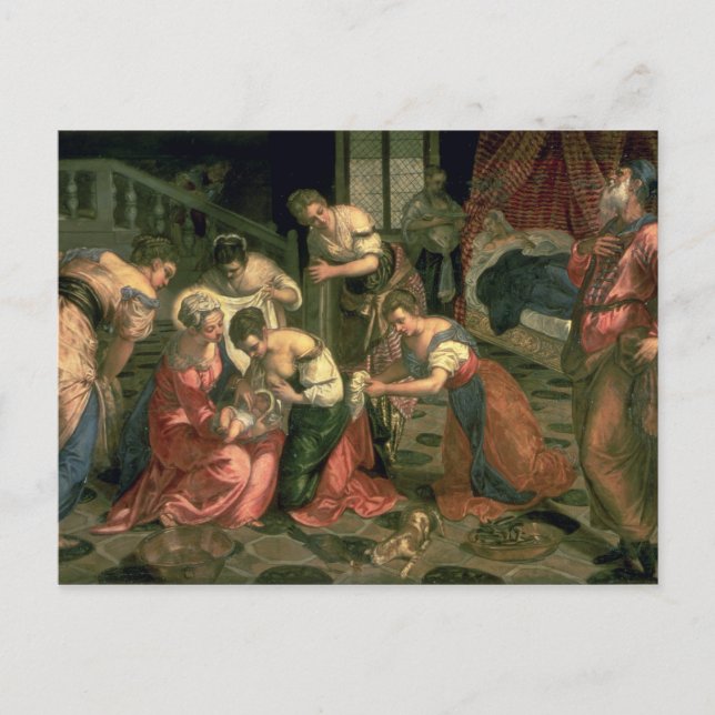 Cartão Postal O Nascimento das Ruas, João Batista, 1550-59 (Frente)