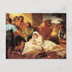 Cartão Postal O Nascimento de Jesus por John Singleton Copley