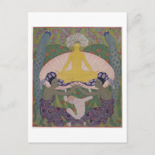 Cartão Postal O Nascimento de Vênus (tinta e W/c no papel) (ver