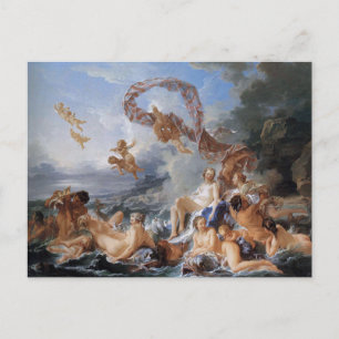 Cartão Postal O Nascimento e Triunfo de Vênus por Francois Bouch