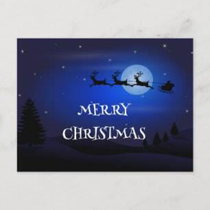 Cartão Postal o natal começa com o cristo