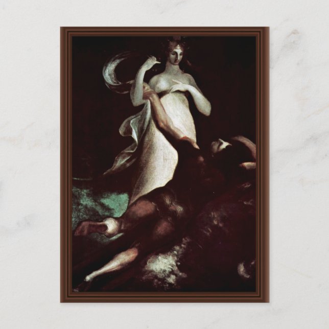 Cartão Postal O Naufrágio De Ulisses Por Johann Heinrich Füssl (Frente)