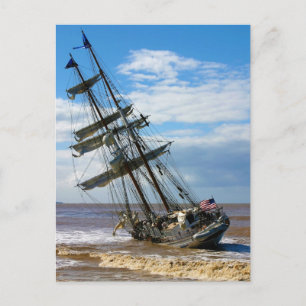 Cartão Postal O navio alto Irving Johnson