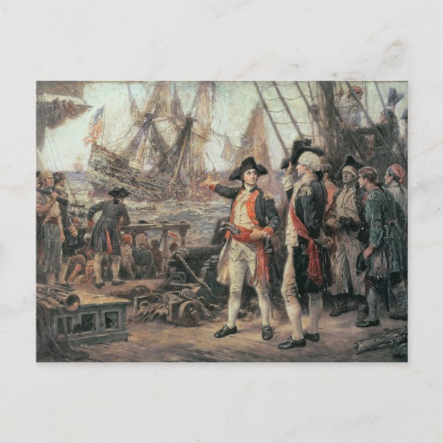 Cartão Postal O navio que afundou a Vitória, 1779 (Frente)