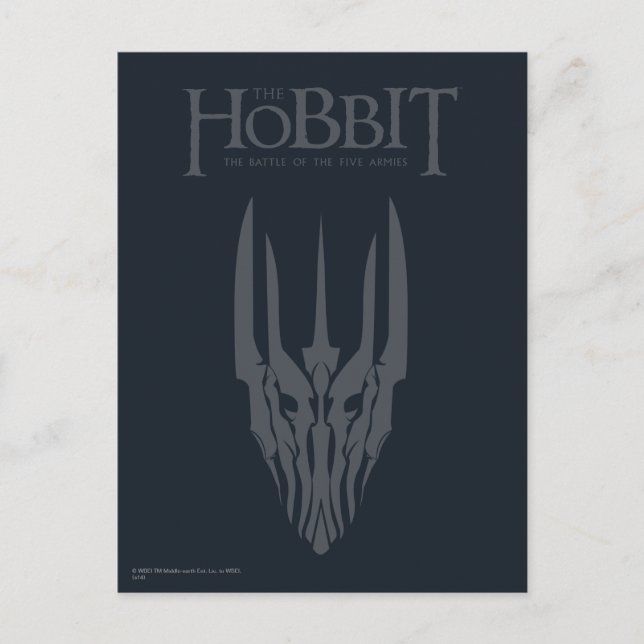 Cartão Postal O necromante de Dol Guldur (Frente)