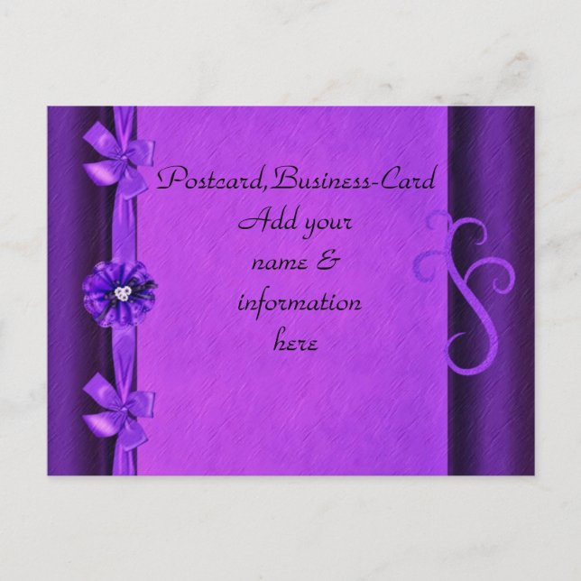 Cartão Postal O Negócio Está Aberto! (Frente)