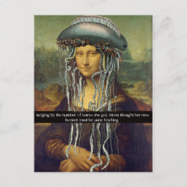 Cartão Postal "O Novo Bonnet da Mona"