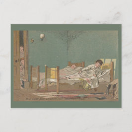 Cartão Postal O Novo Garoto: Roupas De Mão Encantadas