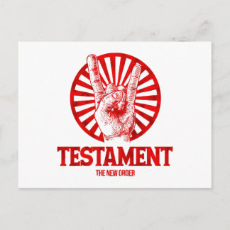Cartão Postal O Novo Testamento da Ordem