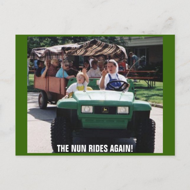 CARTÃO POSTAL O NUN CORRE DE NOVO! (Frente)