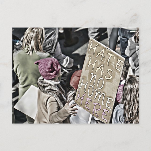 Cartão Postal O Ódio Não Tem Casa Aqui (Frente)