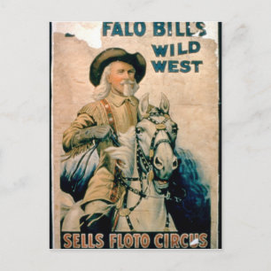 Cartão Postal "O Oeste Selvagem de Buffalo Bill", Sells Floto Ci