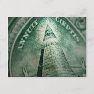 Cartão Postal O olho de Illuminati