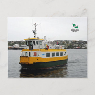Cartão Postal O ônibus espacial Boat Angvik