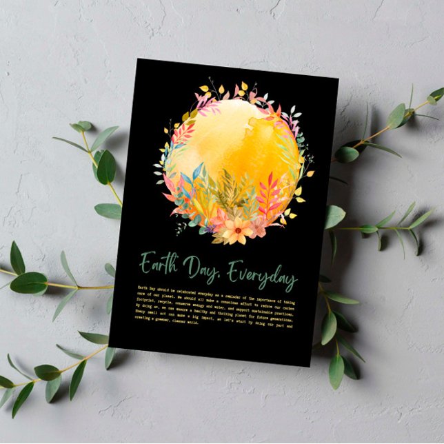Cartão Postal O outono Protege o dia a dia do planeta Terra (Criador carregado)