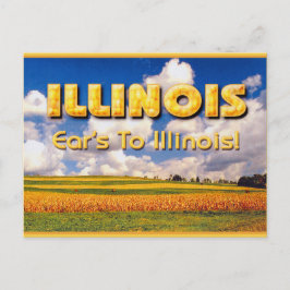 Cartão Postal O ouvido é de Illinois... Mark Edward Westerfield