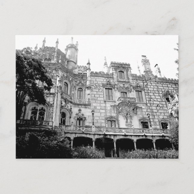 Cartão Postal O Palácio da Quinta da Regaleira (Frente)