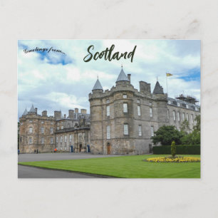 Cartão Postal O Palácio de Holyroodhouse Edimburgo Escócia