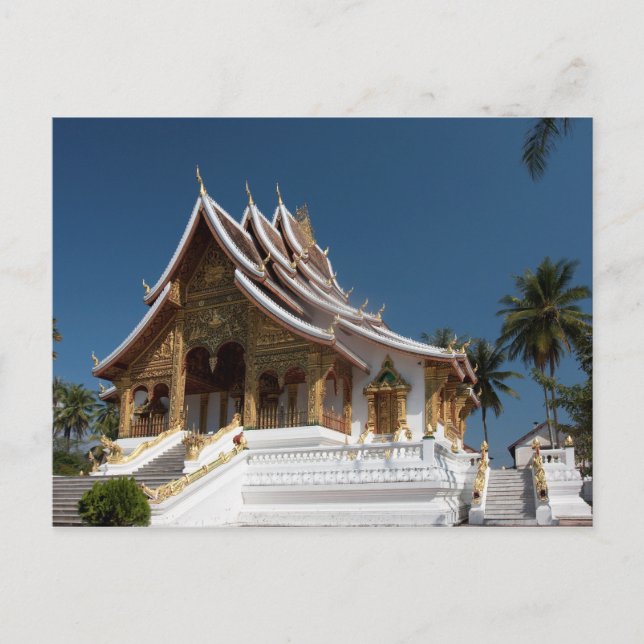 Cartão Postal O palácio de Luang Prabang (Frente)
