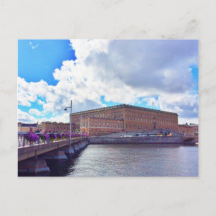 Cartão Postal O Palácio Real de Estocolmo