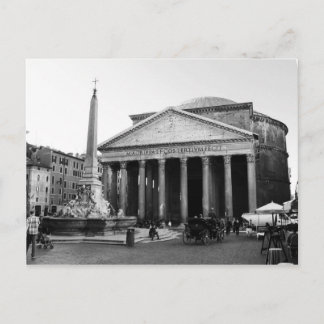 Cartão Postal O Panteão em Roma, Itália